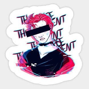 emotional sadness Sticker